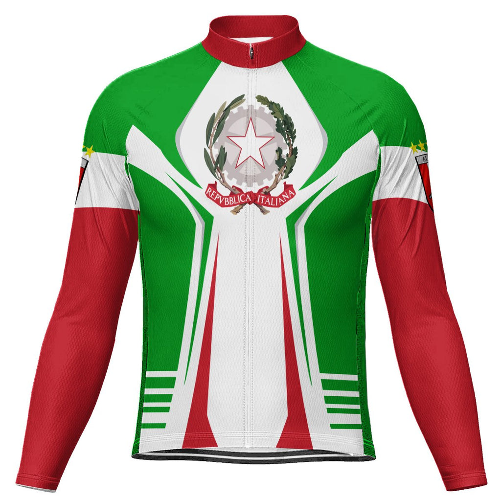 Customized Italia Winter Thermal Fleece Long Sleeve For Men
