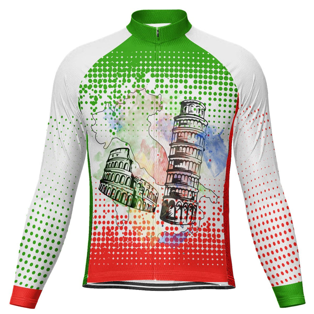 Customized Italia Winter Thermal Fleece Long Sleeve For Men