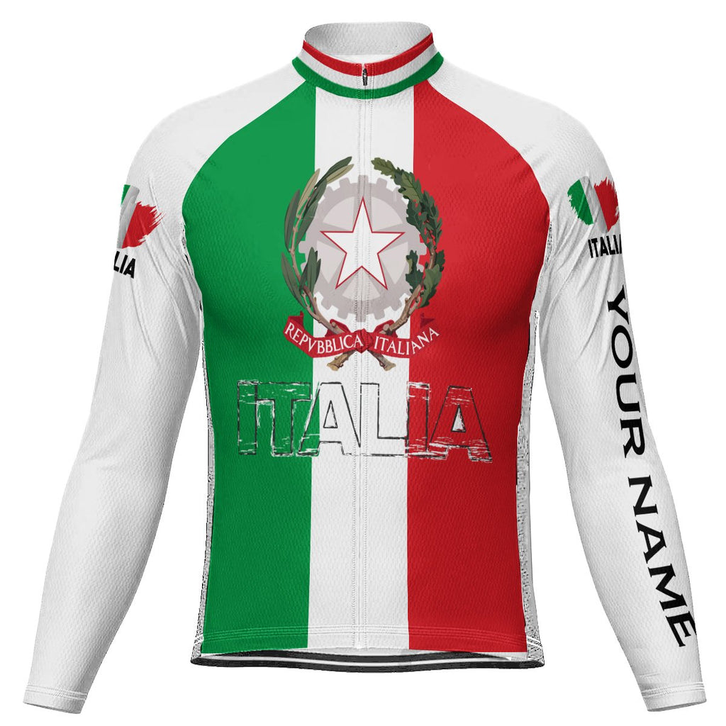 Customized Italia Winter Thermal Fleece Long Sleeve For Men