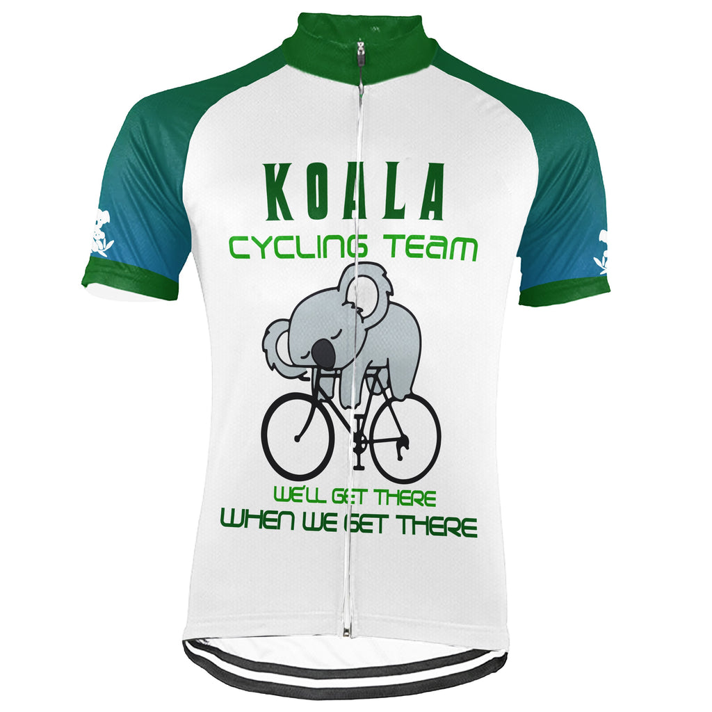 Customized Koala Short Sleeve Cycling Jersey for Men
