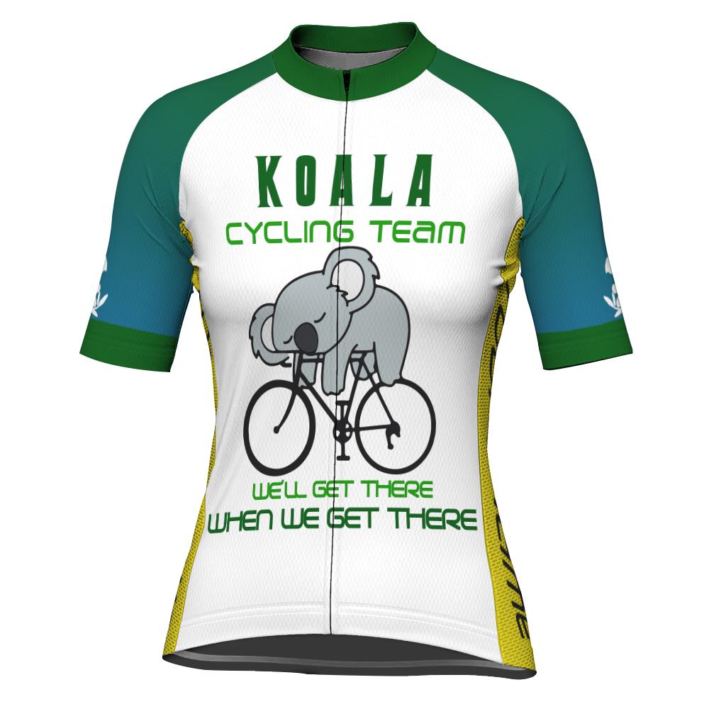 Customized Koala Short Sleeve Cycling Jersey for Women