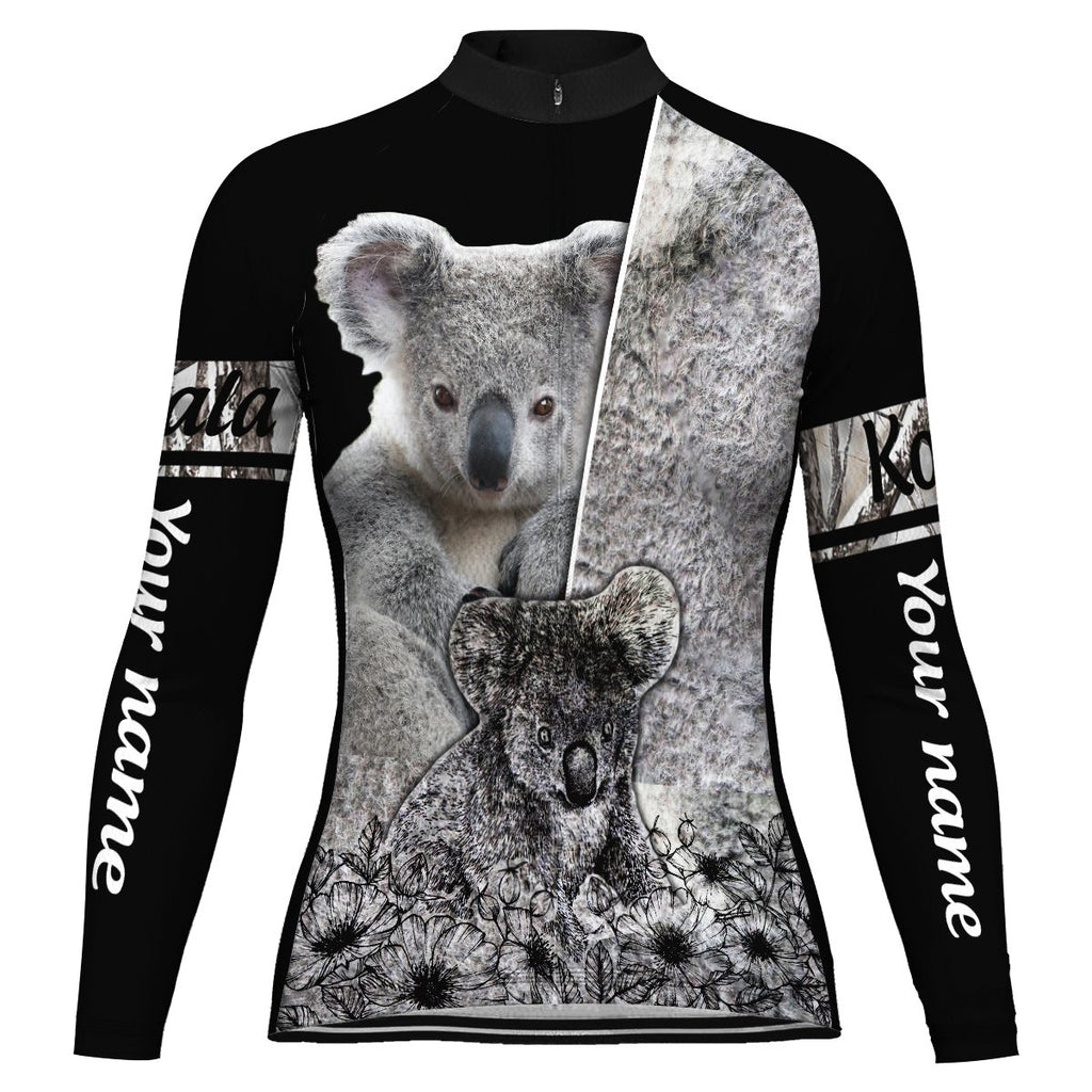 Customized Koala Long Sleeve Cycling Jersey for Women