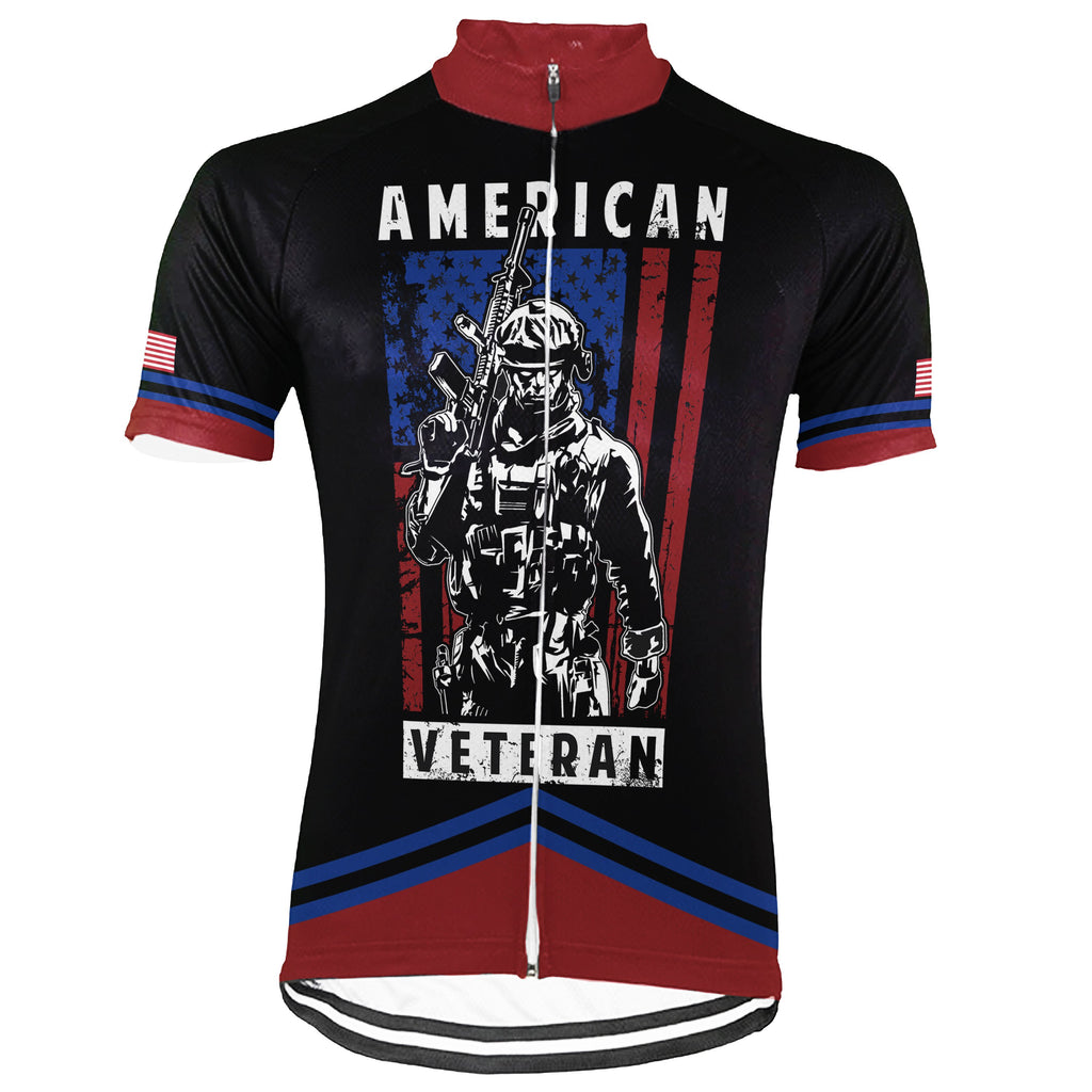 Customized Veteran Short Sleeve Cycling Jersey for Men