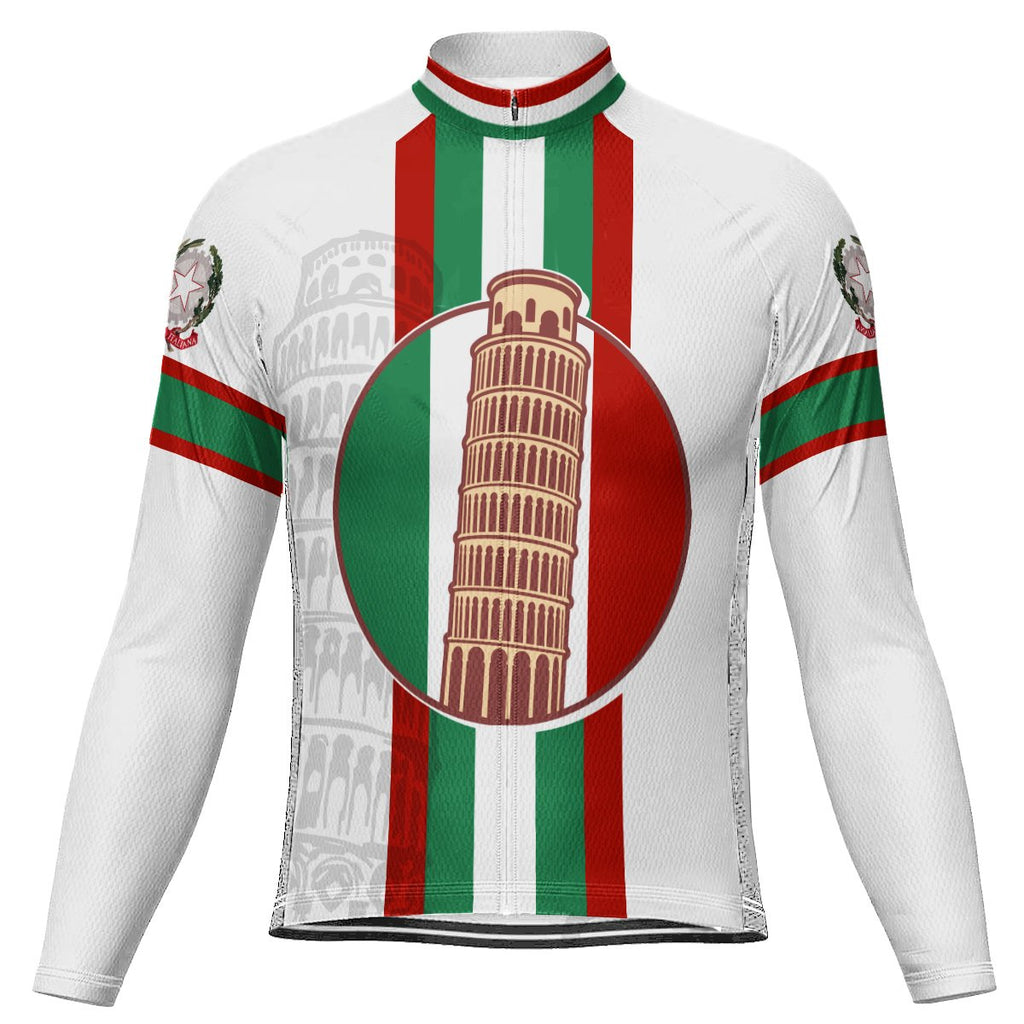 Customized Italia Long Sleeve Cycling Jersey for Men