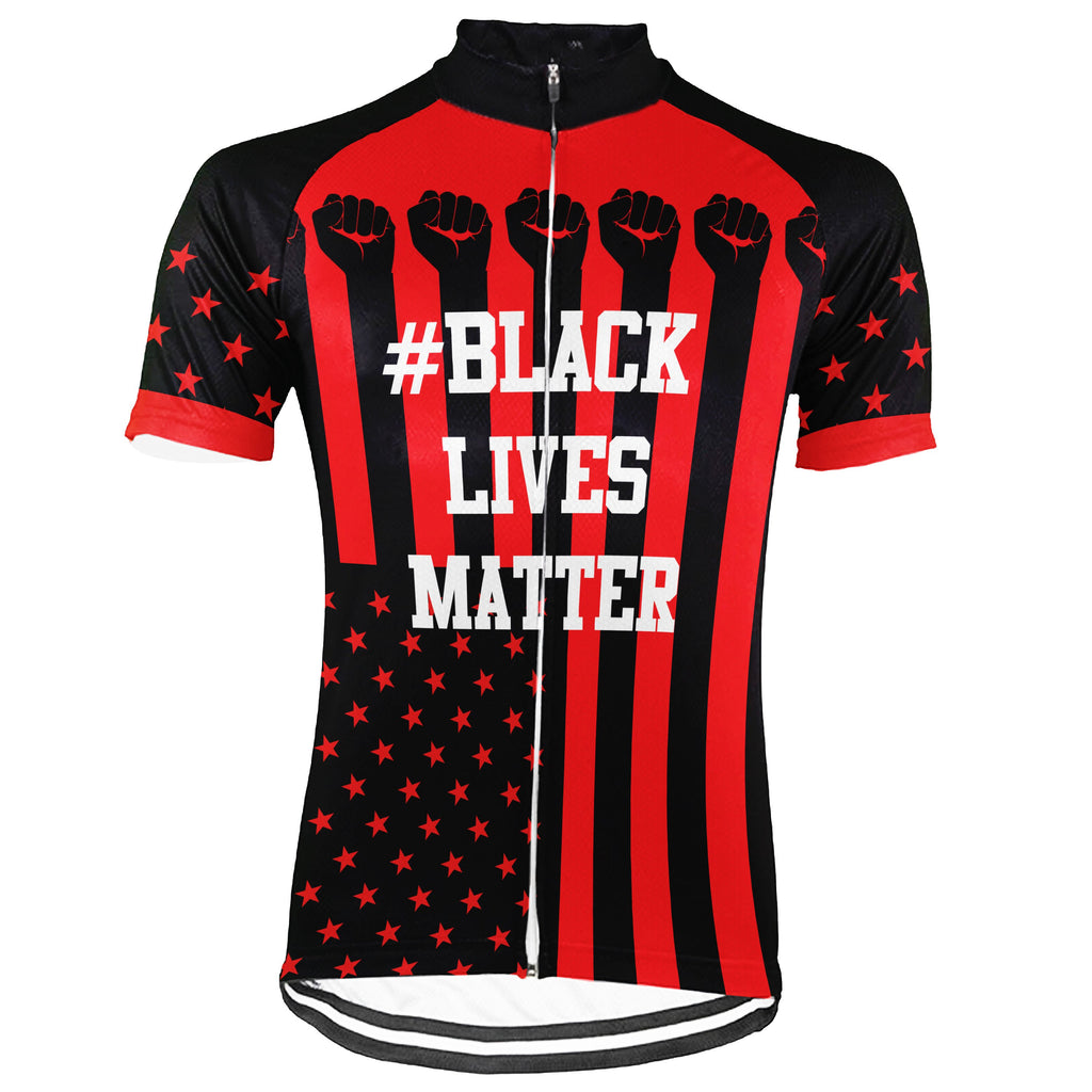 Customized Black Lives Matter Short Sleeve Cycling Jersey for Men