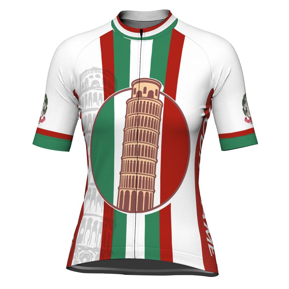 Customized Italia Short Sleeve Cycling Jersey for Women
