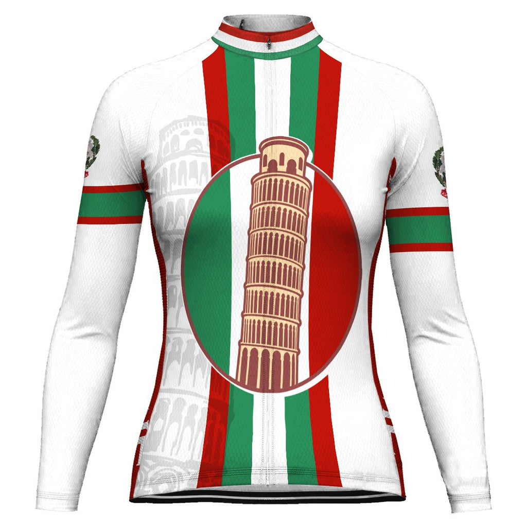 Customized Italia Long Sleeve Cycling Jersey for Women