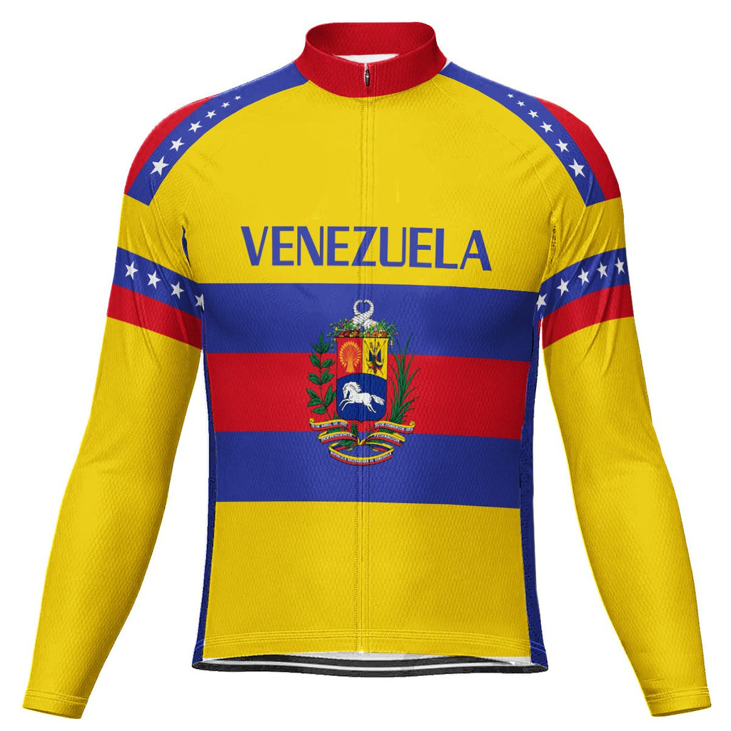 Customized Venezuela Long Sleeve Cycling Jersey for Men