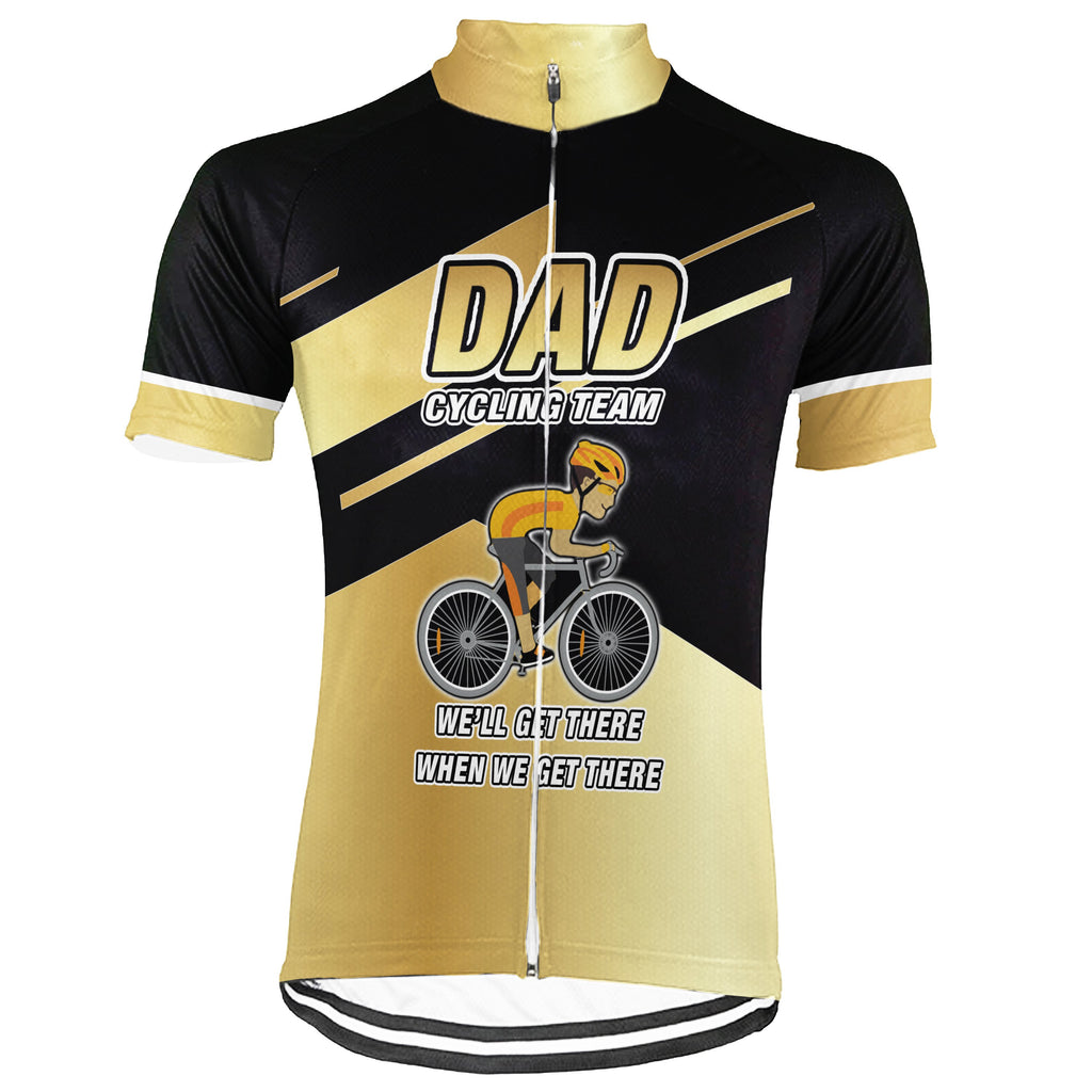 Customized Dad Short Sleeve Cycling Jersey for Men