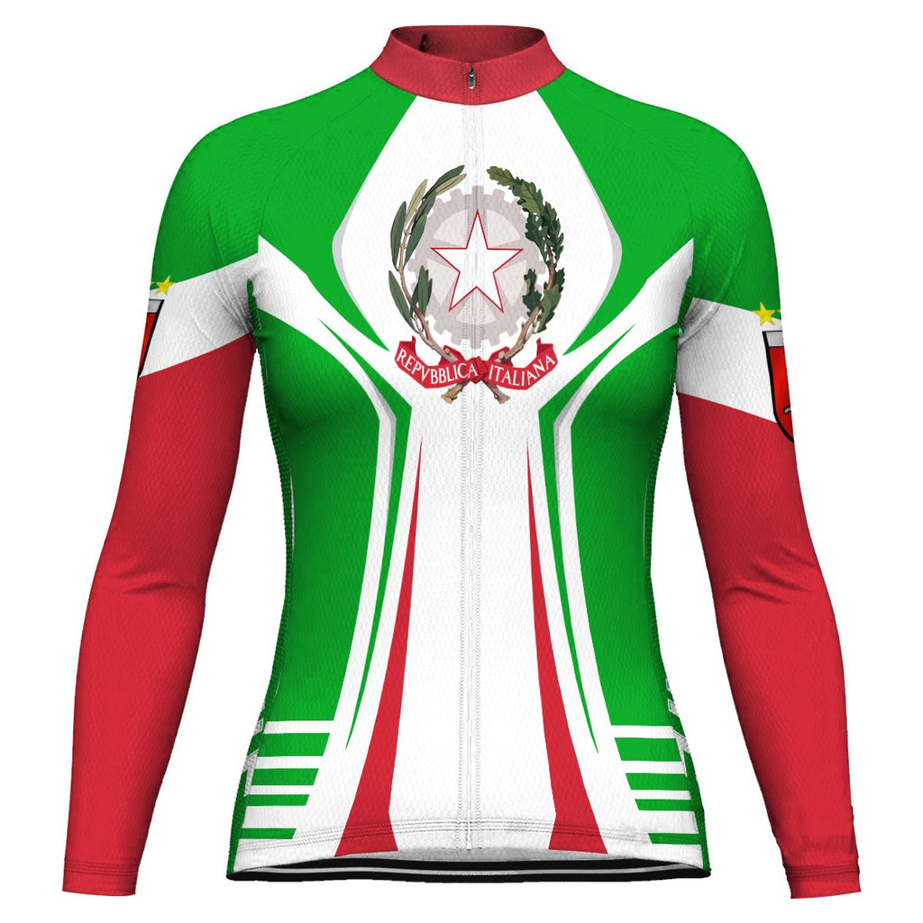 Customized Italia Winter Thermal Fleece Long Sleeve For Women