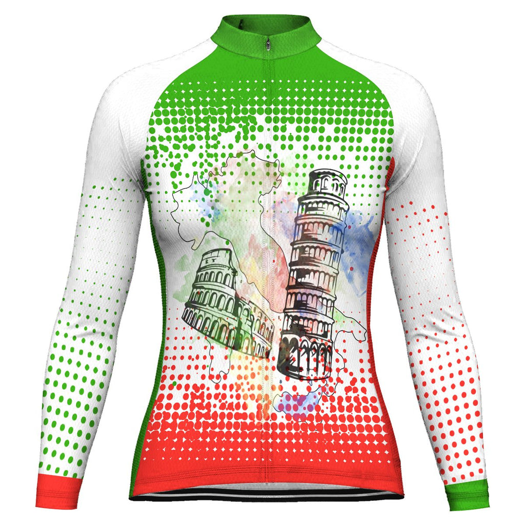 Customized Italia Winter Thermal Fleece Long Sleeve For Women