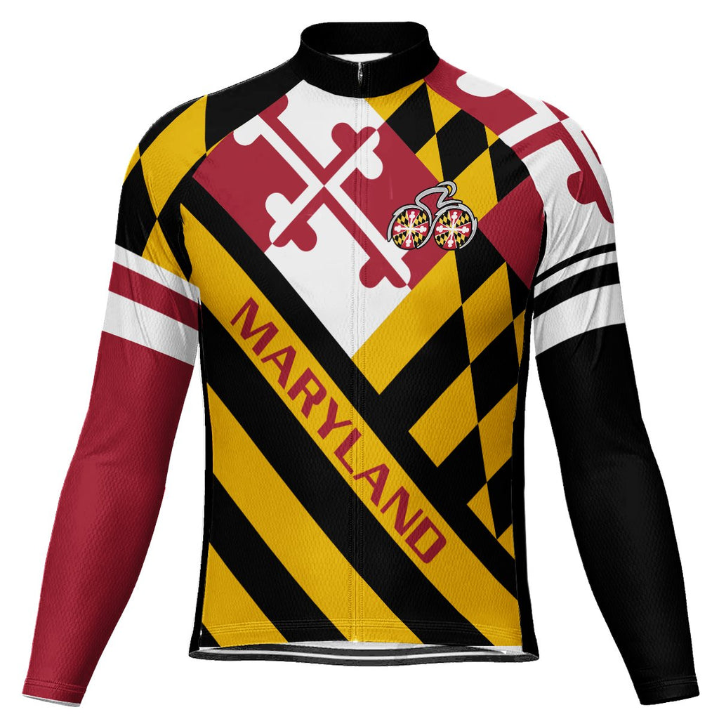 Customized Maryland Winter Thermal Fleece Long Sleeve For Men