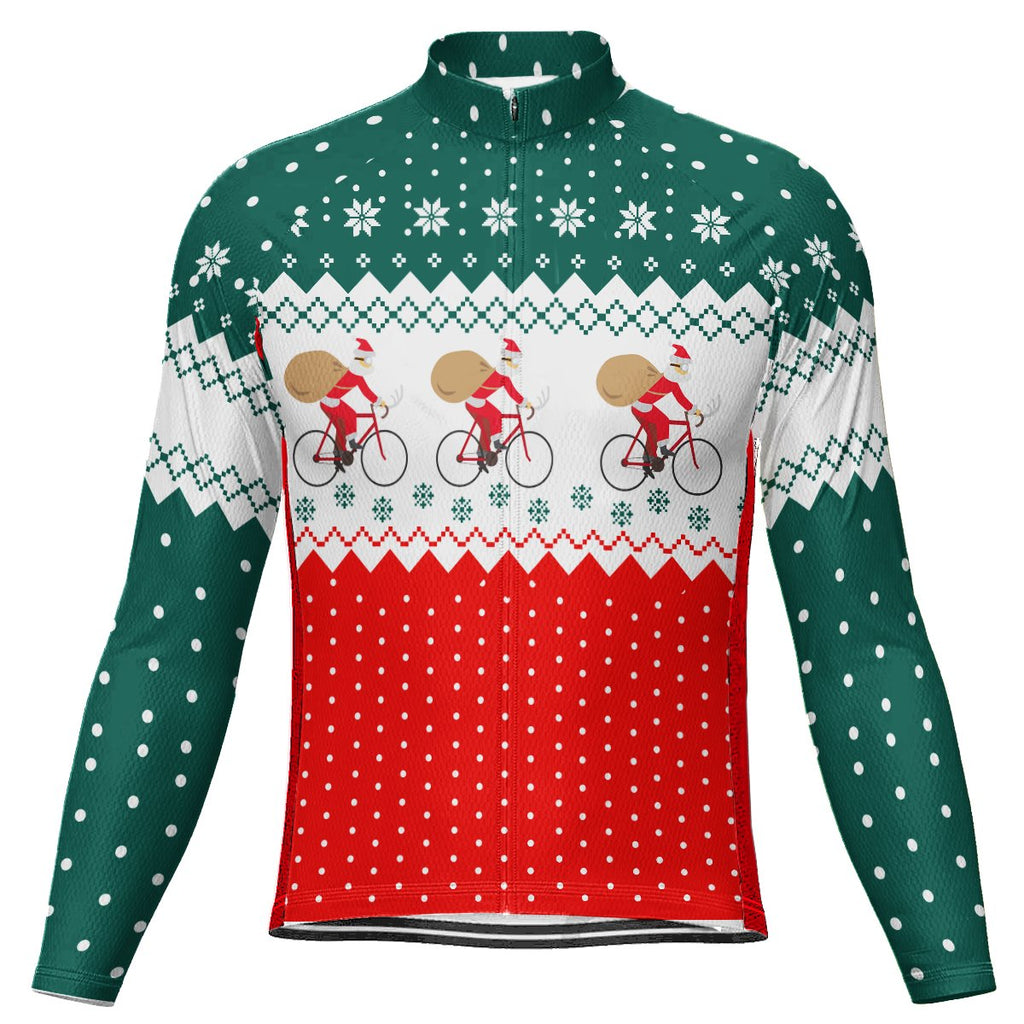 Christmas Collection-Customized Christmas Winter Thermal Fleece Long Sleeve For Men