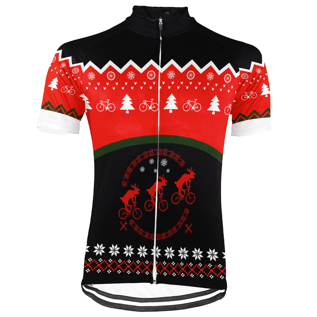 Christmas Collection-Customized Christmas Winter Thermal Fleece Short Sleeve For Men