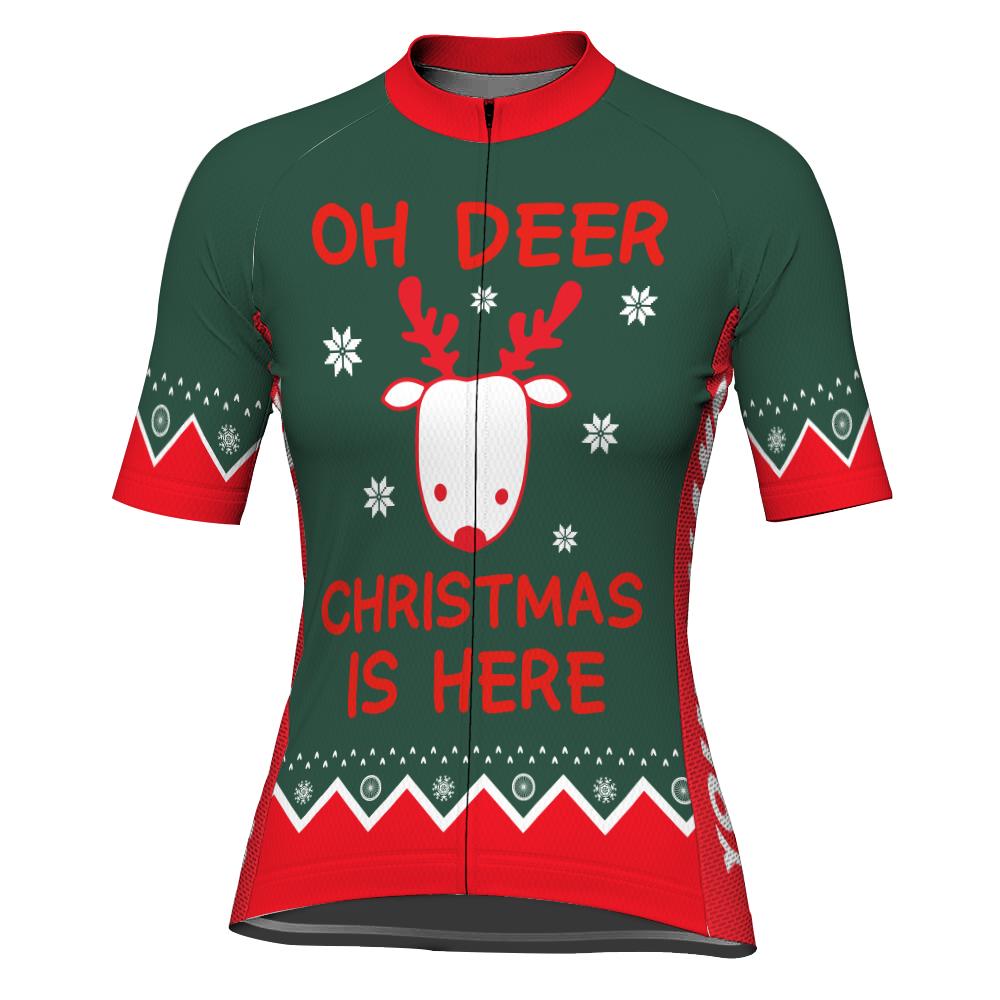 Christmas Collection-Customized Christmas Winter Thermal Fleece Short Sleeve For Women