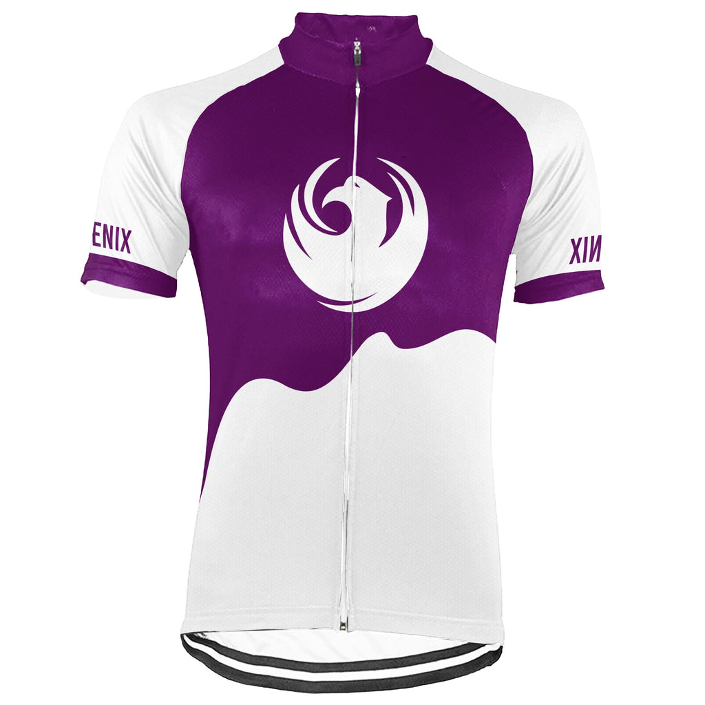Customized Phoenix Winter Thermal Fleece Short Sleeve Cycling Jersey for Men