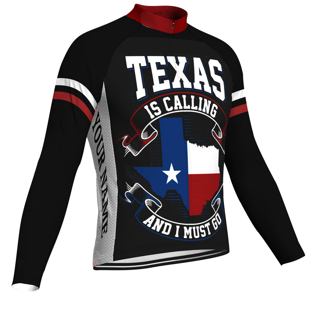 Customized Texas Long Sleeve Cycling Jersey for Men – OS Cycling Store