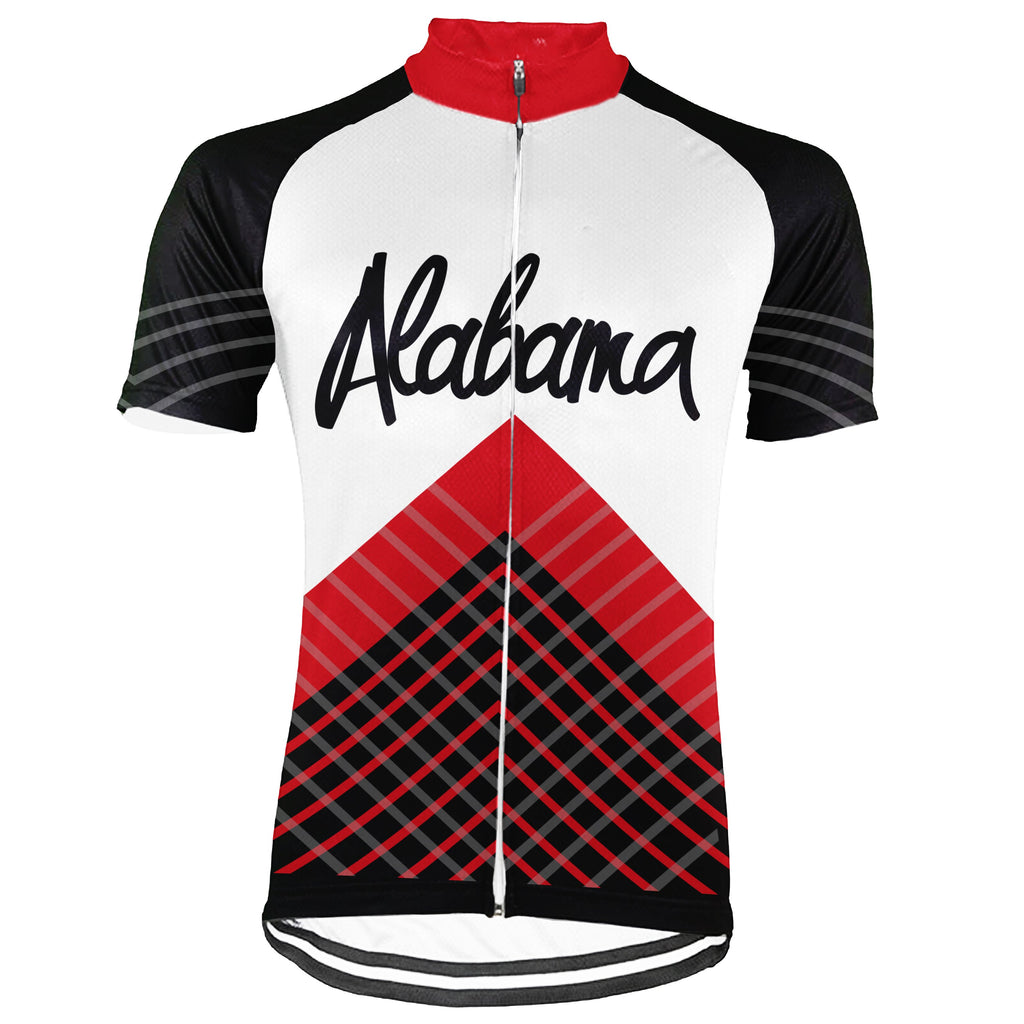 Customized Alabama  Short Sleeve Cycling Jersey for Men