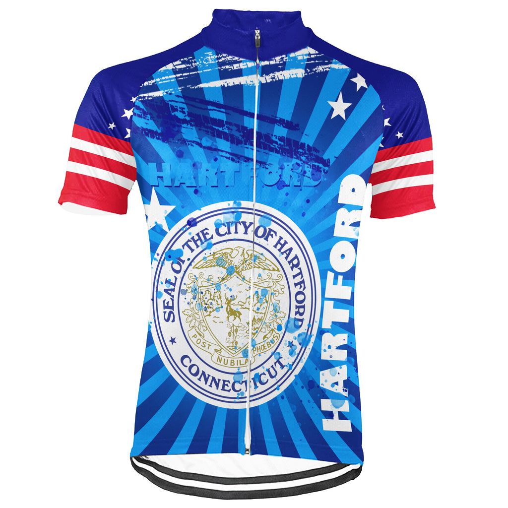 Customized Hartford Short Sleeve Cycling Jersey for Men