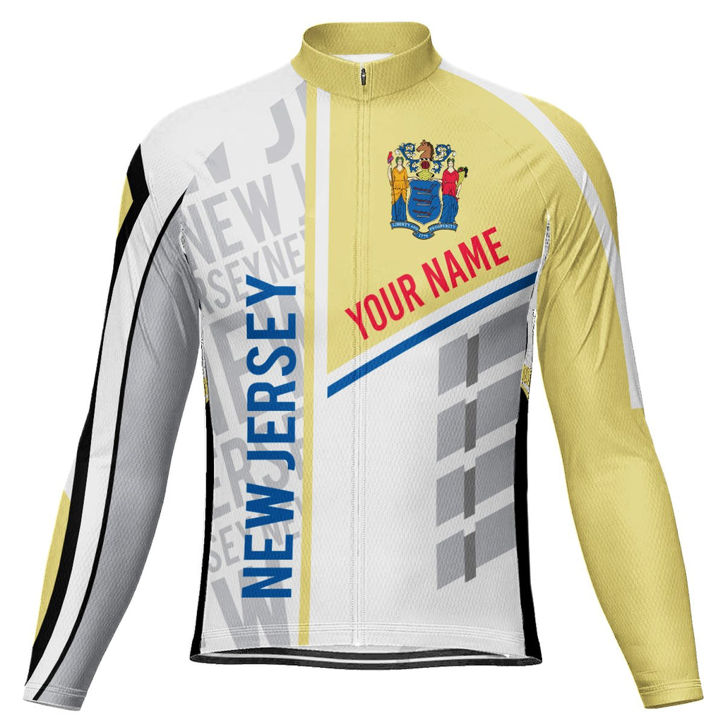 Customized New Jersey Long Sleeve Cycling Jersey for Men
