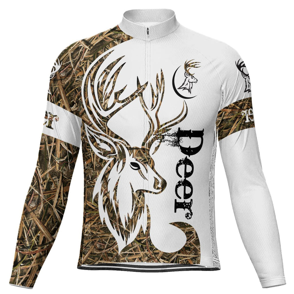 Deer  Long Sleeve Cycling Jersey for Men