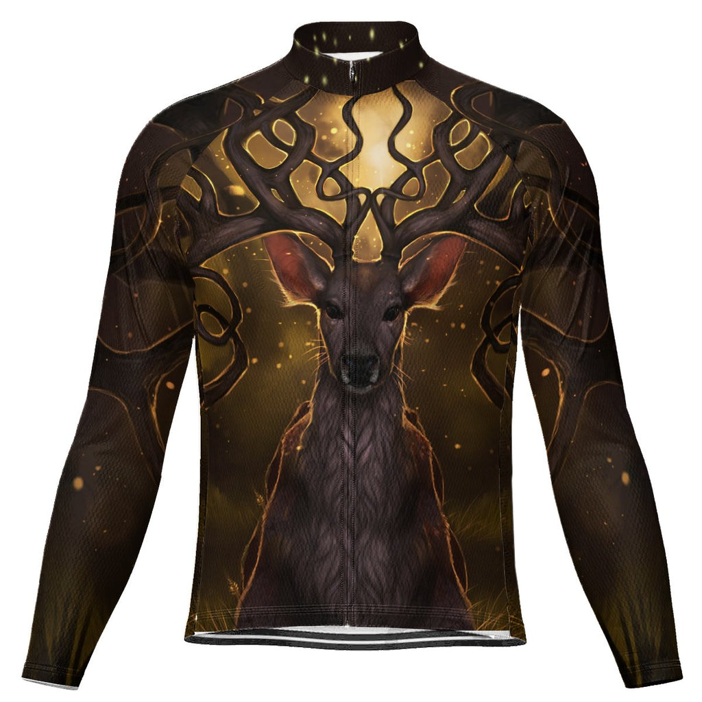 Deer  Long Sleeve Cycling Jersey for Men