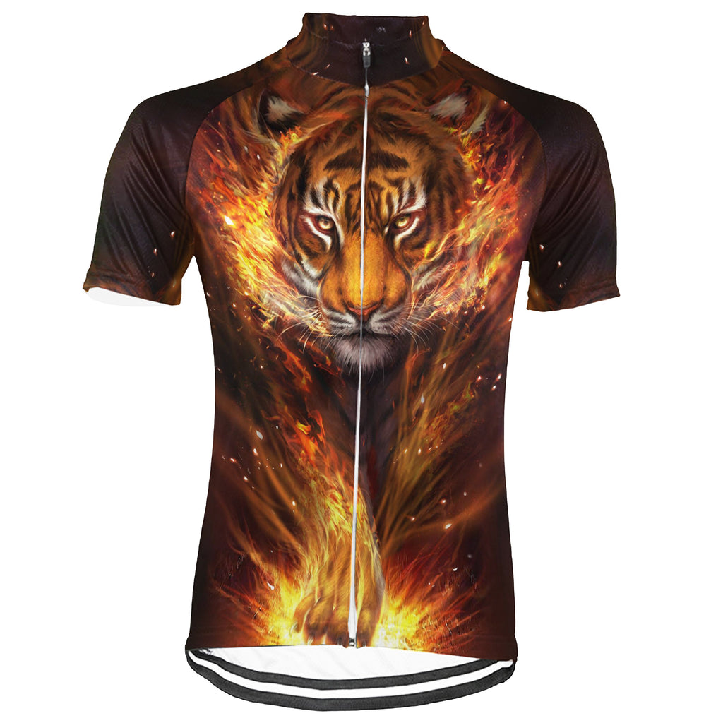 Tiger  Short Sleeve Cycling Jersey for Men