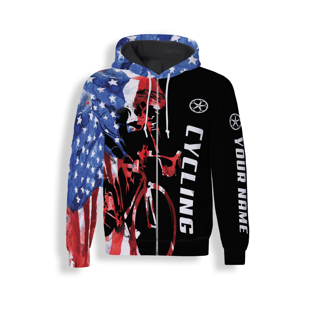 Personalized Cycling Short Sleeve, Zip Up Hoodie, Long Sleeve, Hoodie For Men