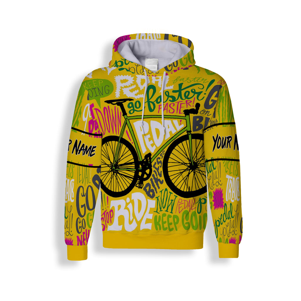 Customized Cycling Full Printing Short Sleeve, Zip Up Hoodie, Long Sleeve, Hoodie For Men