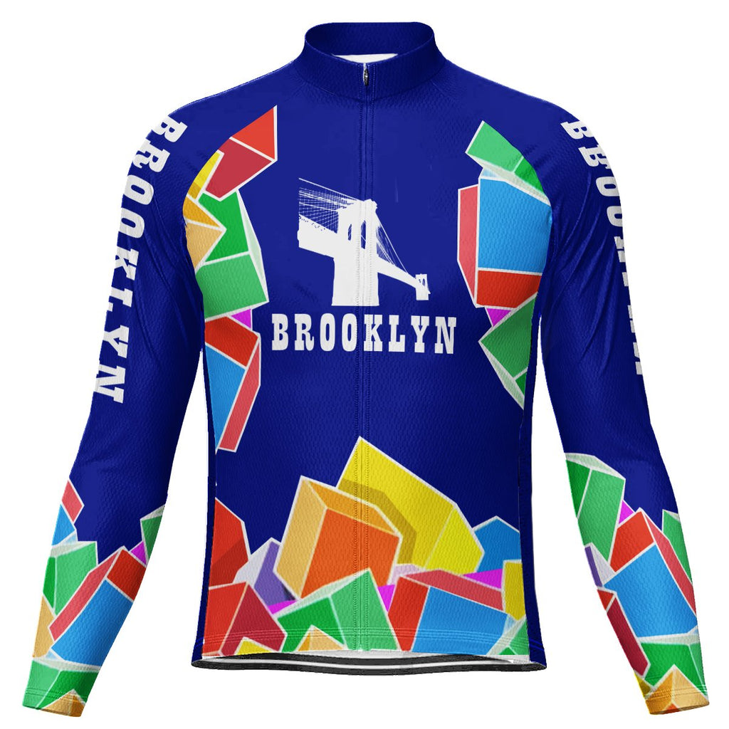 Customized Brooklyn Long Sleeve Cycling Jersey for Men