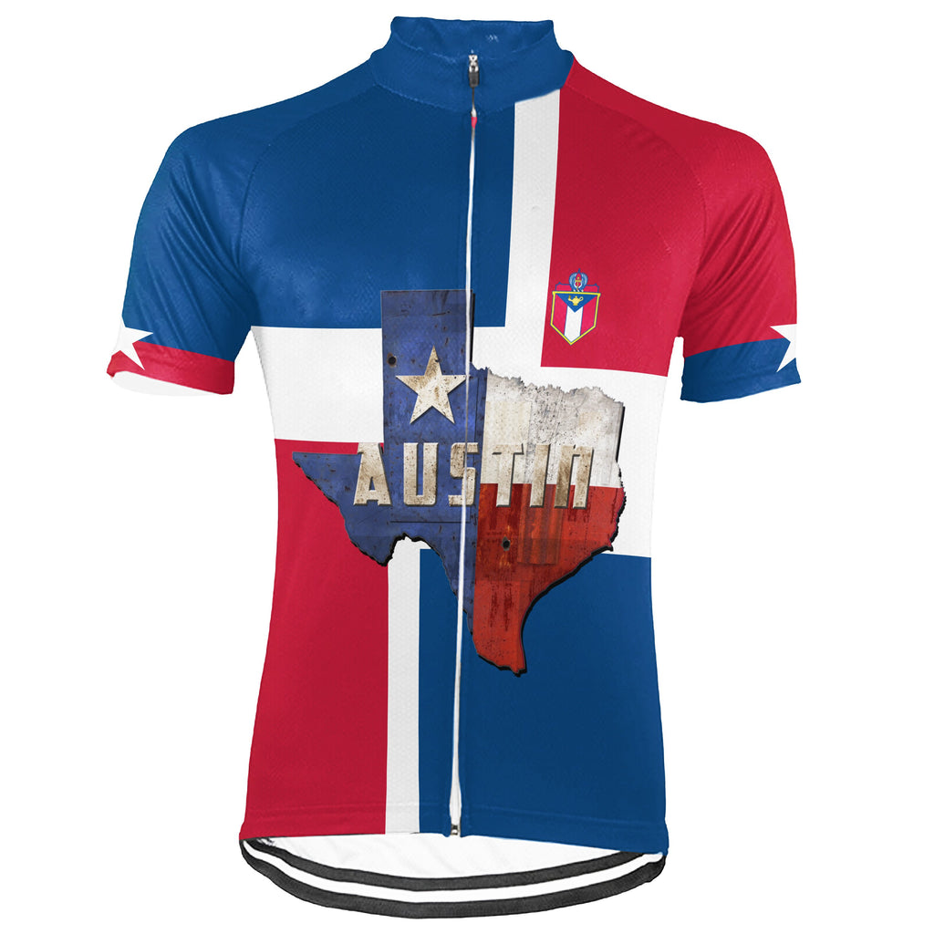 Customized Austin Short Sleeve Cycling Jersey for Men