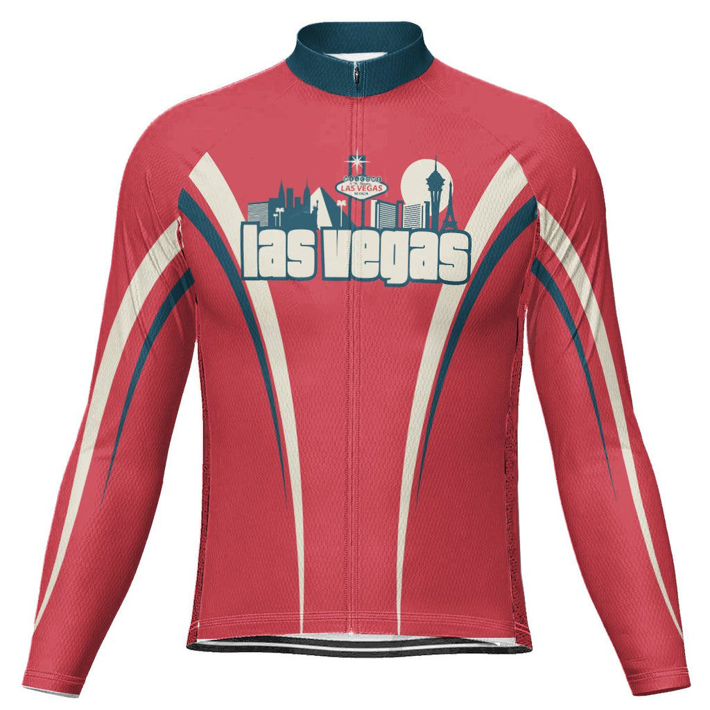 Customized Las Vegas Long Sleeve Cycling Jersey for Men