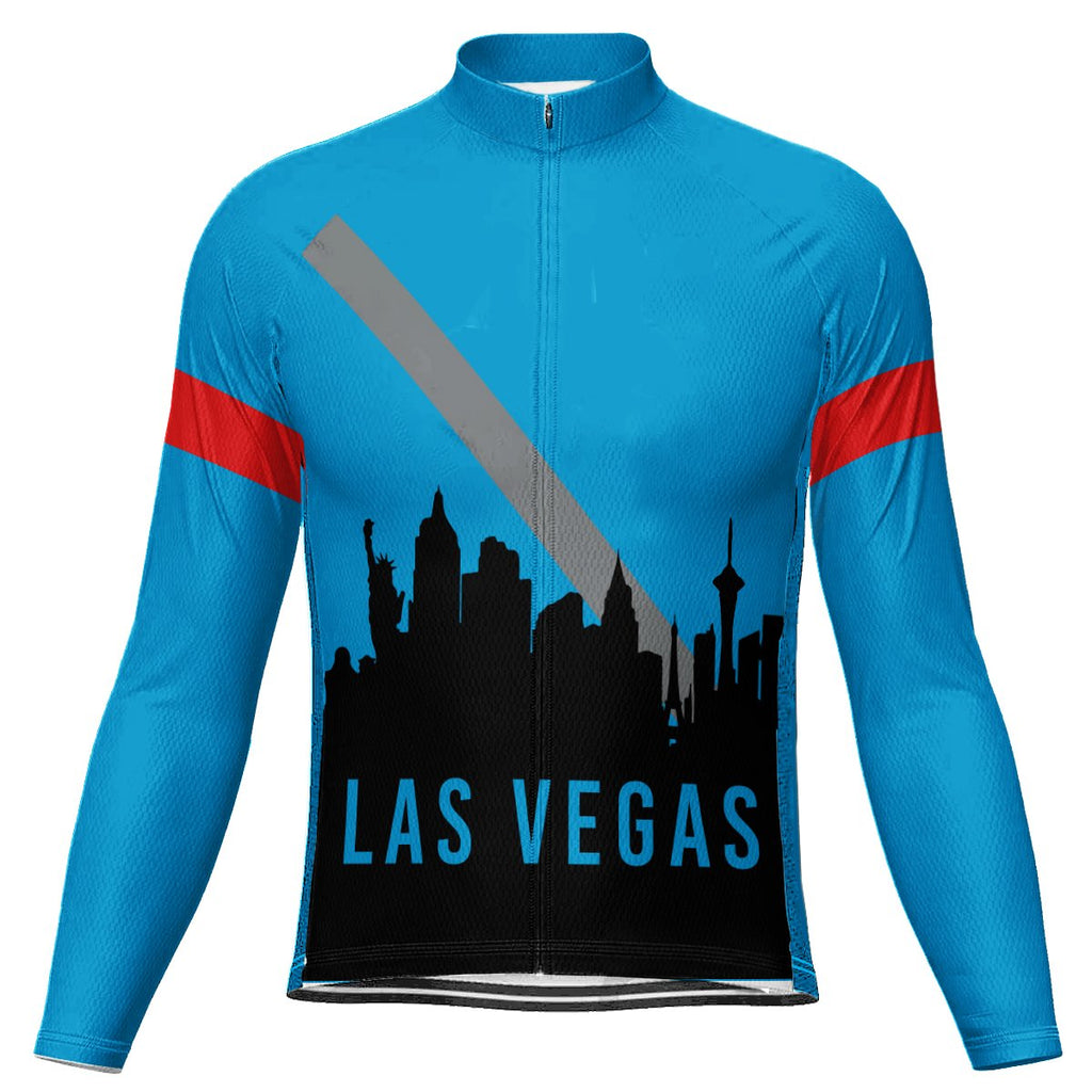 Customized Las Vegas Long Sleeve Cycling Jersey for Men