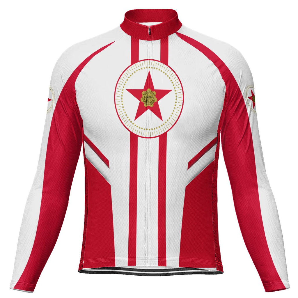 Customized Birmingham Long Sleeve Cycling Jersey for Men