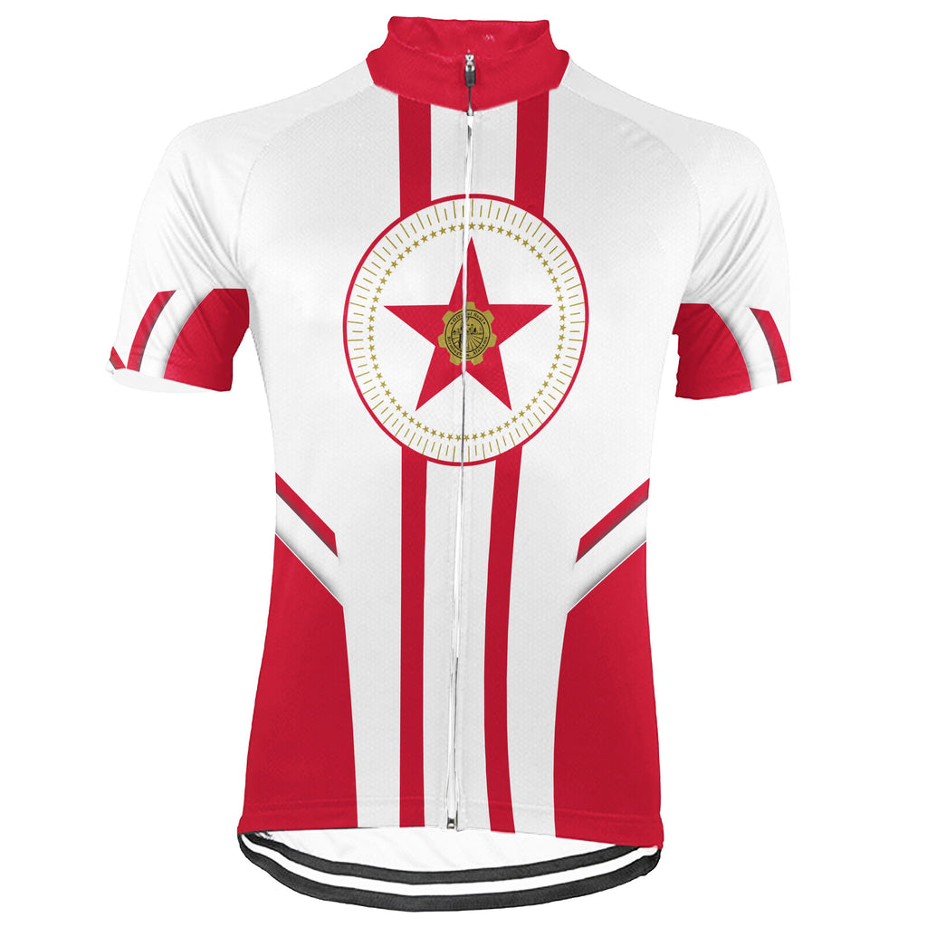 Customized Birmingham Short Sleeve Cycling Jersey for Men