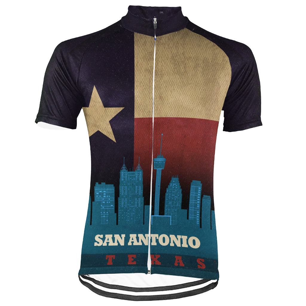 Customized San Antonio Short Sleeve Cycling Jersey for Men