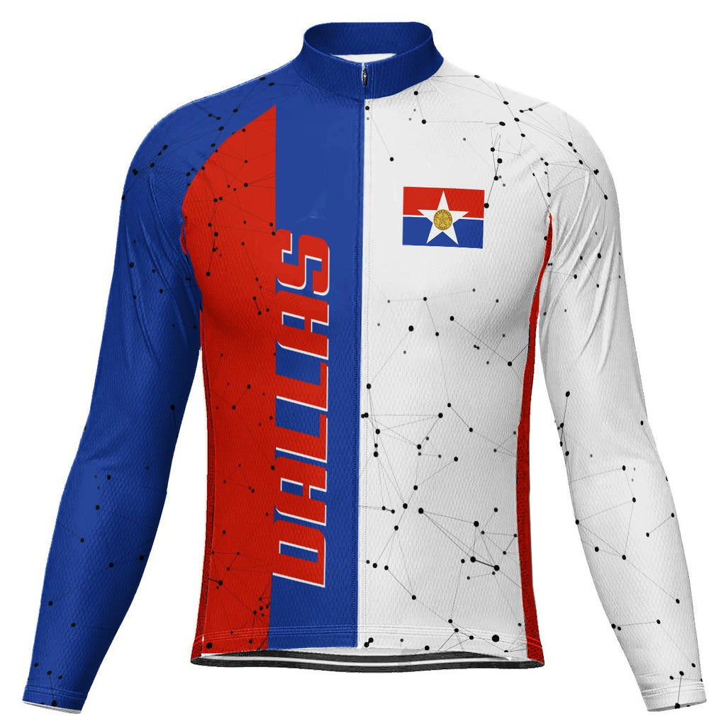 Customized Dallas Long Sleeve Cycling Jersey for Men