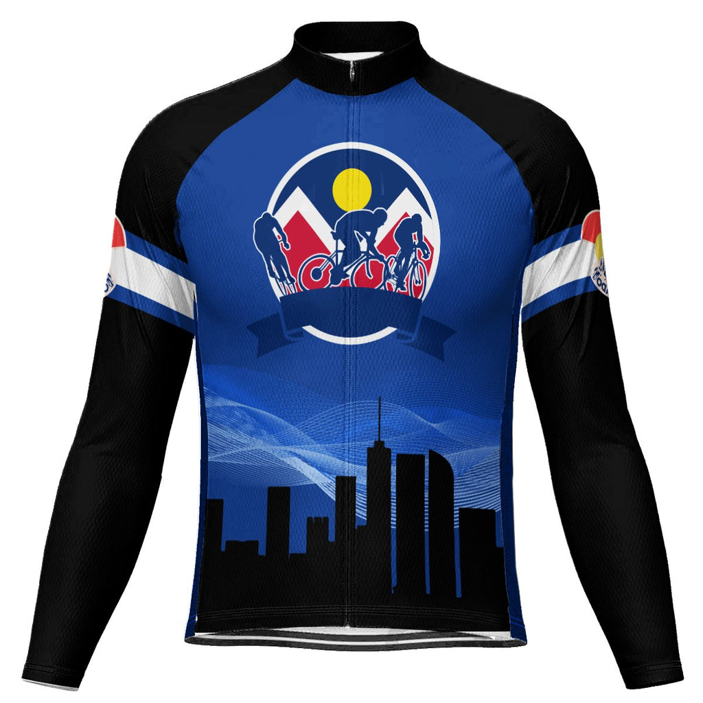 Customized Denver Long Sleeve Cycling Jersey for Men