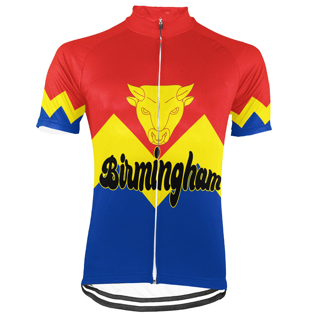 Customized Birmingham (England) Short Sleeve Cycling Jersey for Men