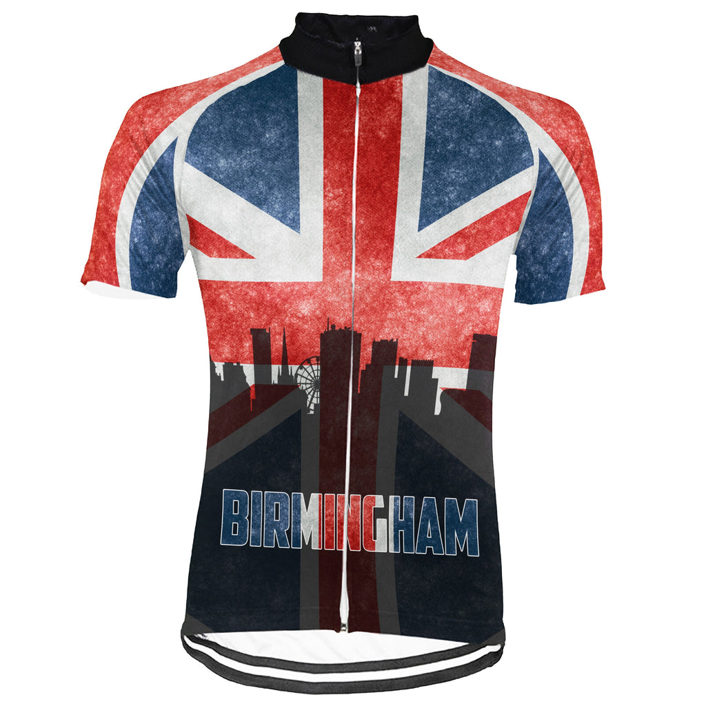 Customized Birmingham (England) Short Sleeve Cycling Jersey for Men