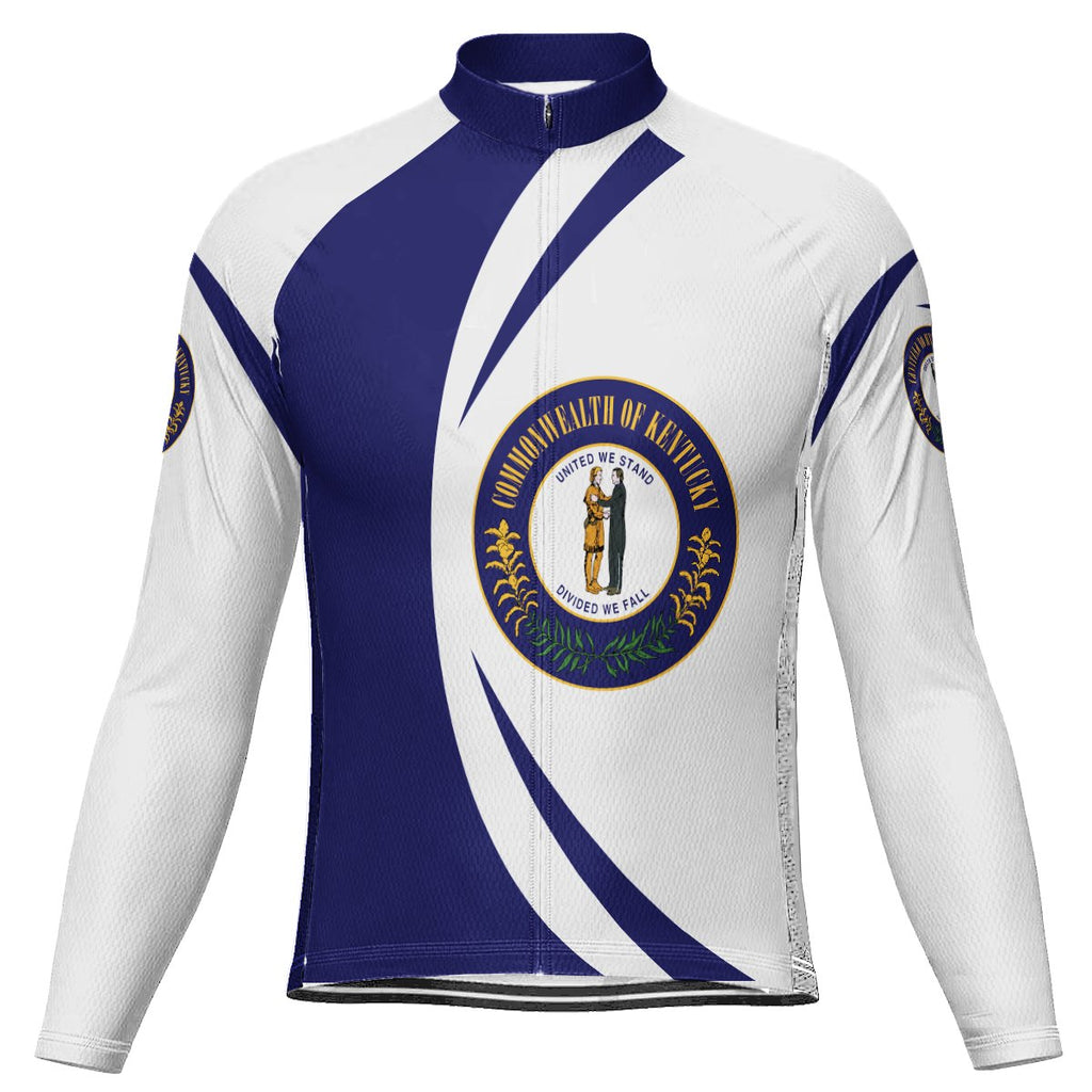 Customized Kentucky Long Sleeve Cycling Jersey for Men