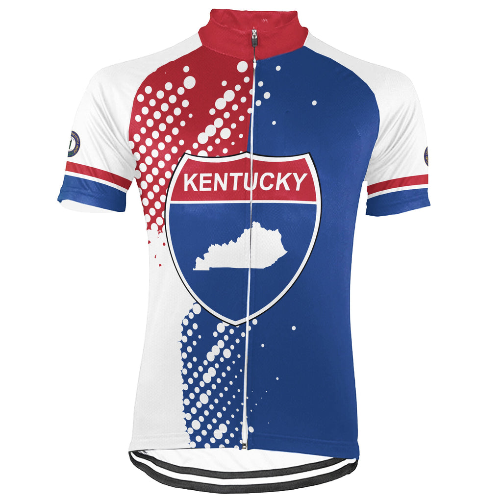 Customized Kentucky Short Sleeve Cycling Jersey for Men