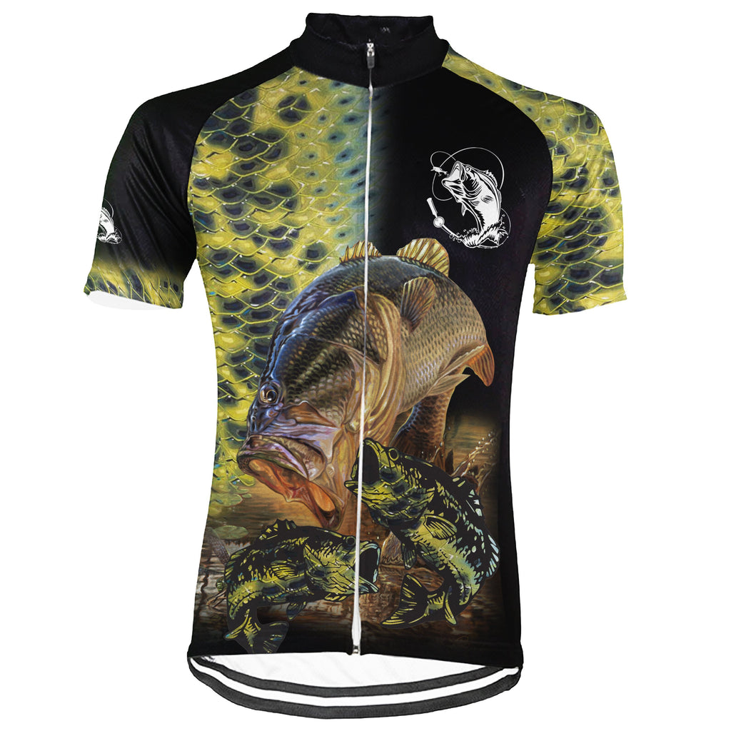 Customized Fishing Short Sleeve Cycling Jersey for Men