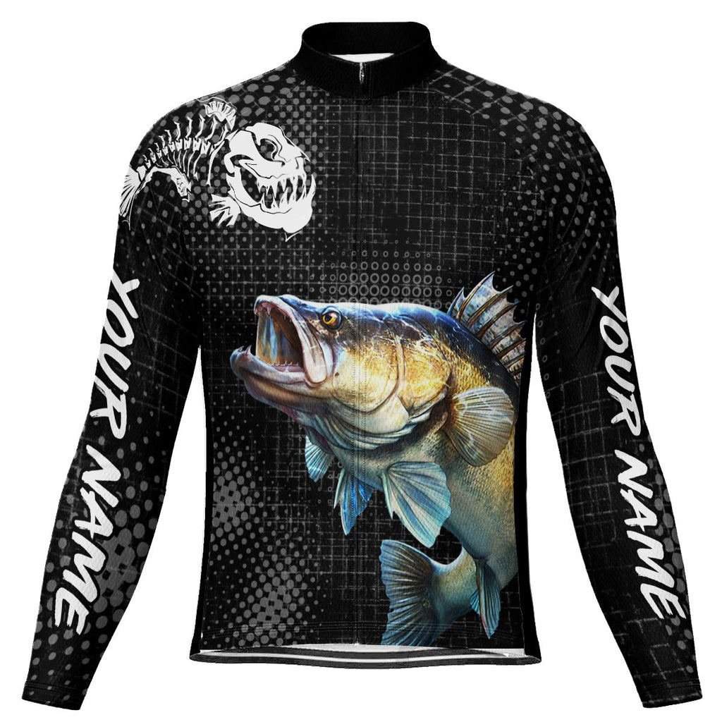 Customized Fishing Long Sleeve Cycling Jersey for Men
