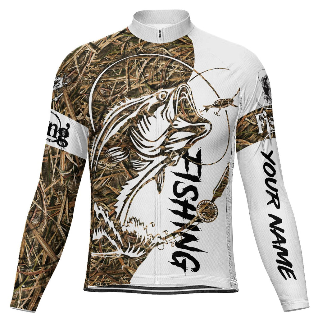 Customized Fishing Long Sleeve Cycling Jersey for Men