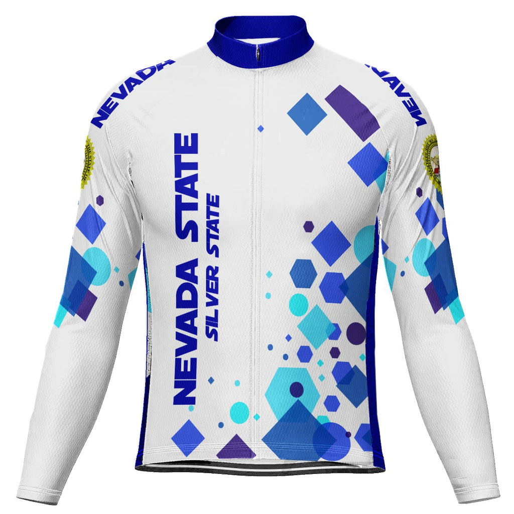 Customized Nevada Long Sleeve Cycling Jersey for Men