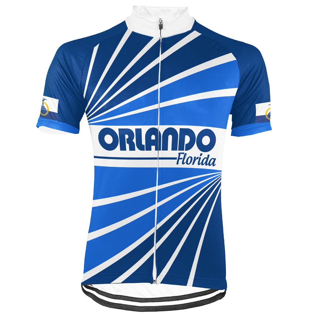 Customized Orlando Short Sleeve Cycling Jersey for Men