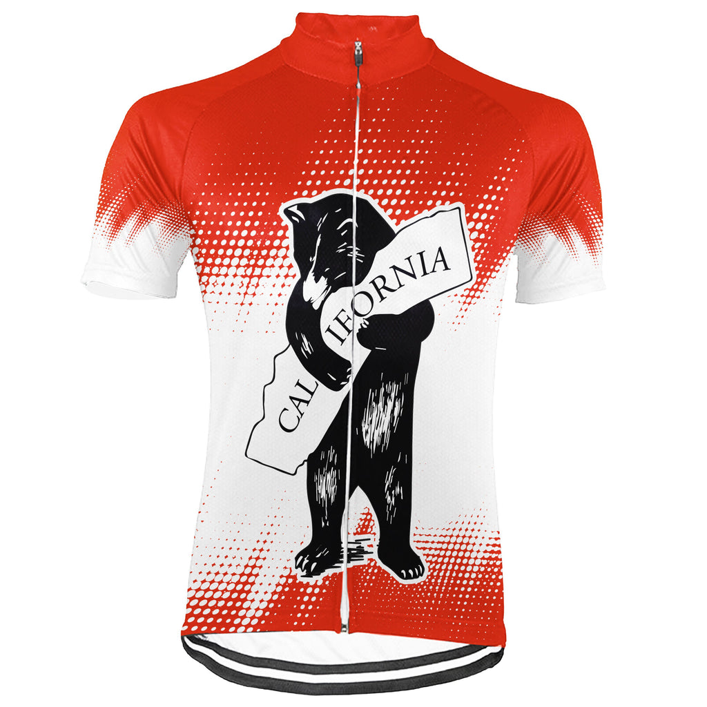 Customized California Short Sleeve Cycling Jersey for Men