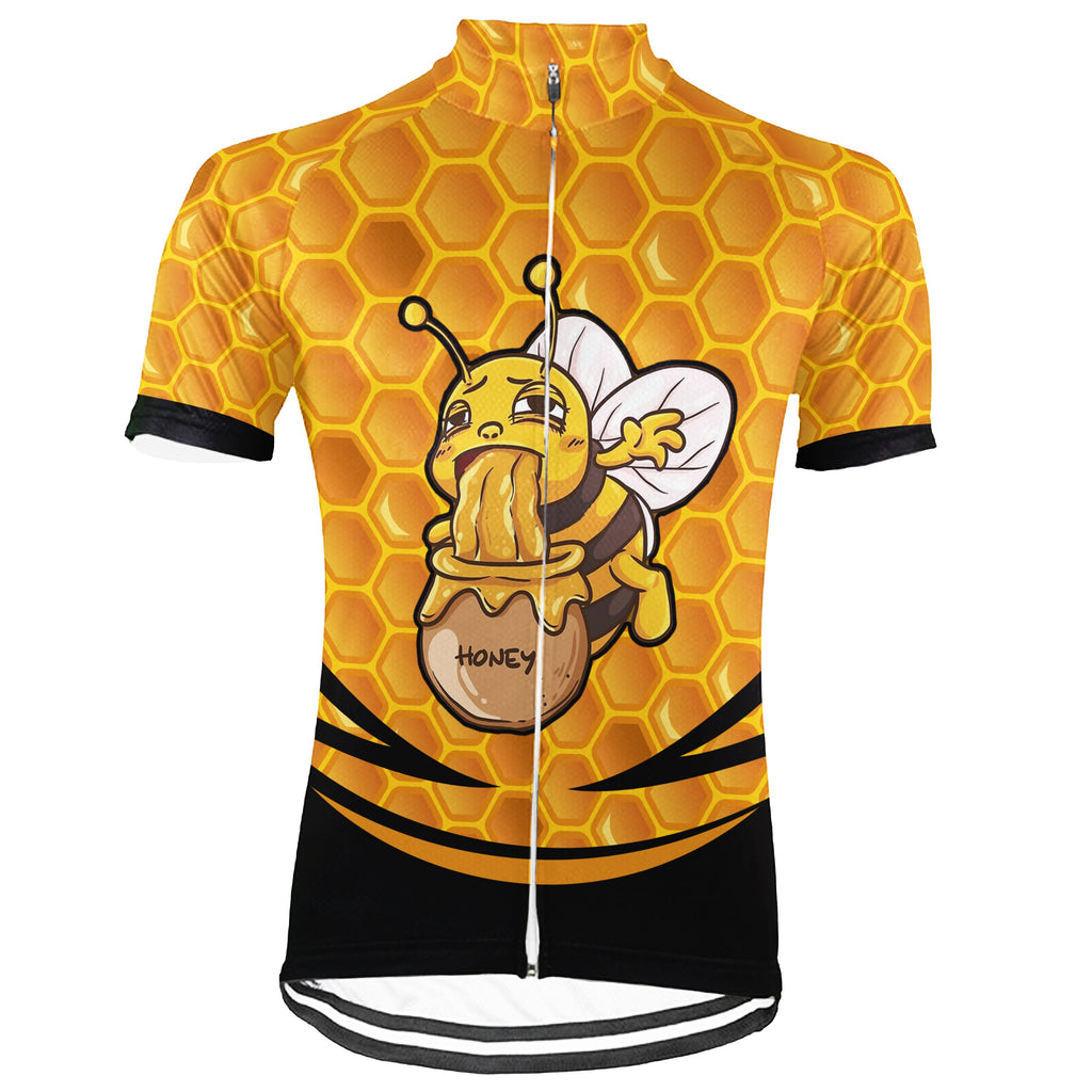 Customized Bee Short Sleeve Cycling Jersey for Men