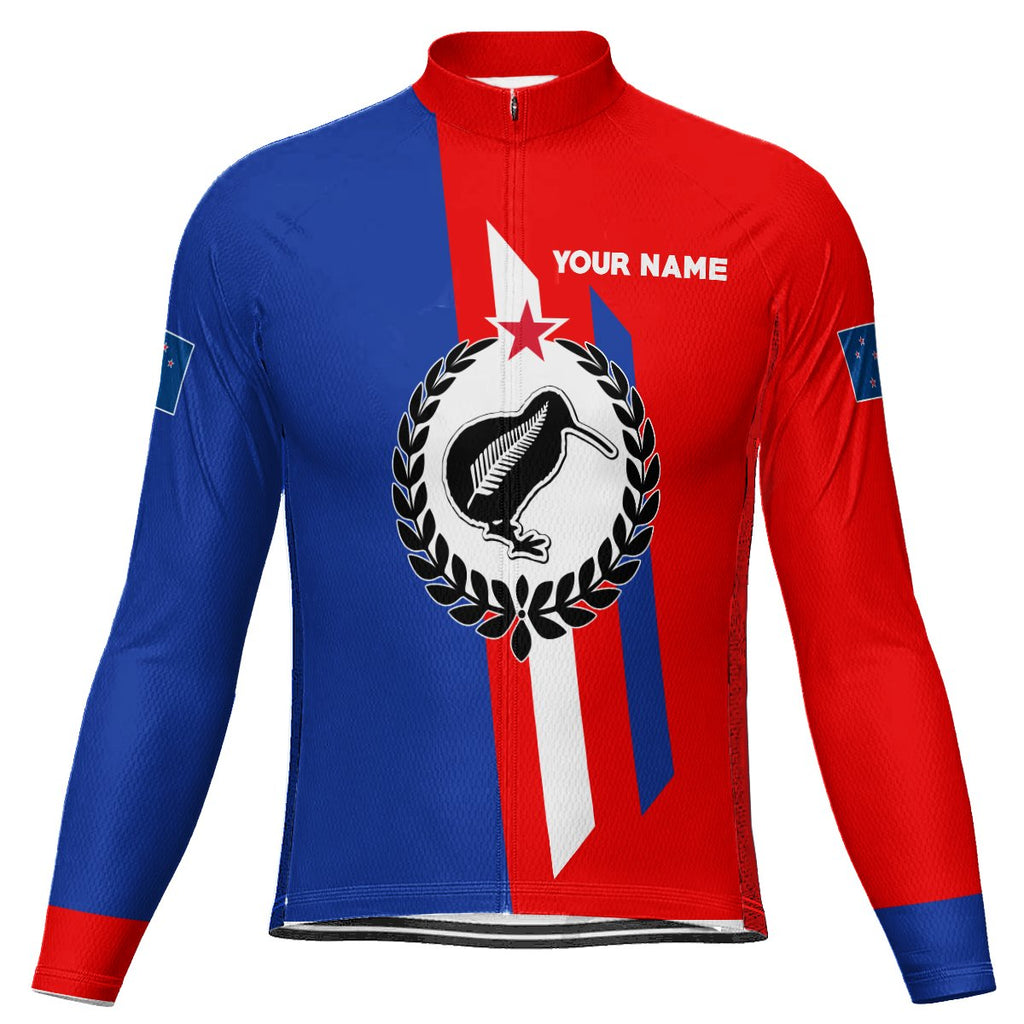 Customized New Zealand Long Sleeve Cycling Jersey for Men